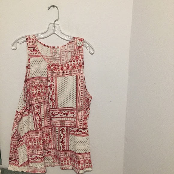 Sonoma red and white soft tank patterned.XXL - Picture 1 of 4